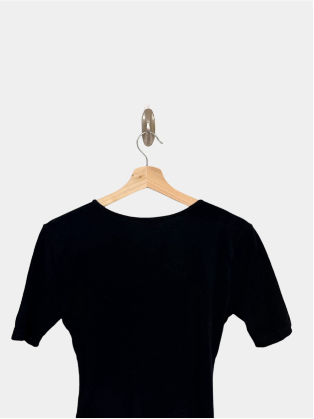 C'EST MOI Cotton Blend Short Sleeves Bodysuit, Casual Top, Sz OS - Picture 12 of 15